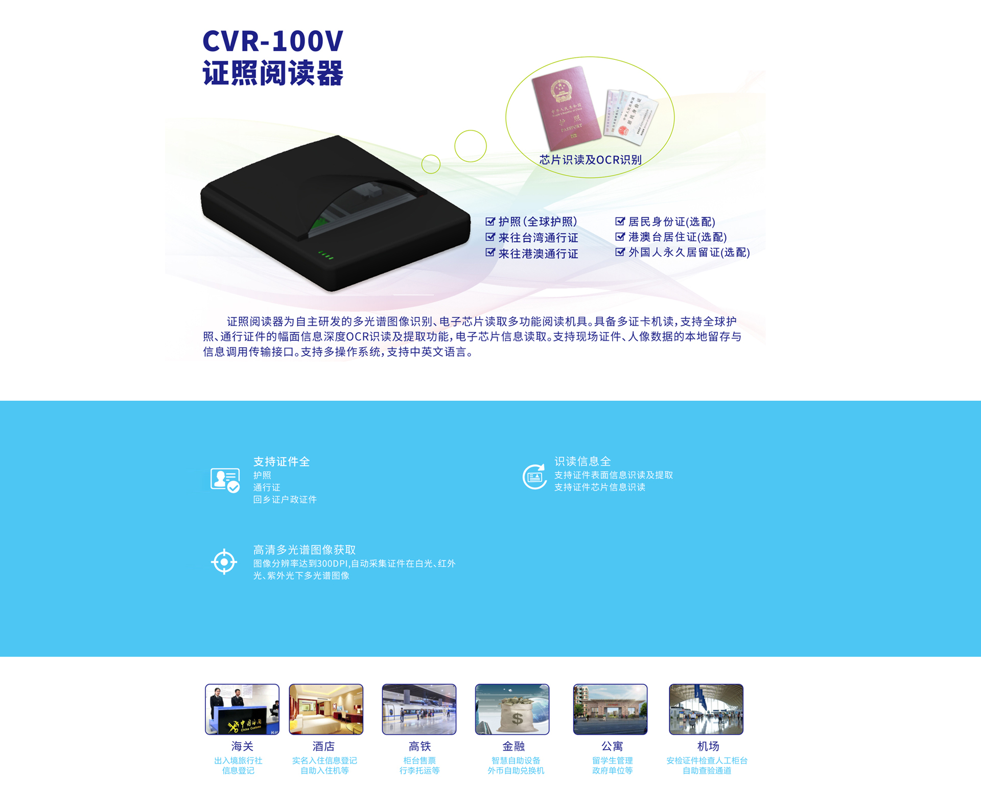 CVR-100V證照閱讀器